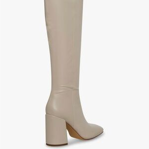 Steve Madden Beige Knee High Boots
